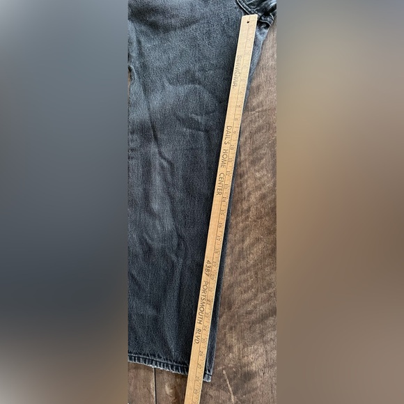 Vintage Polo Ralph Lauren Jeans Womens 6 Black Saturday Jean Cotton Denim 31x28" - Picture 9 of 12